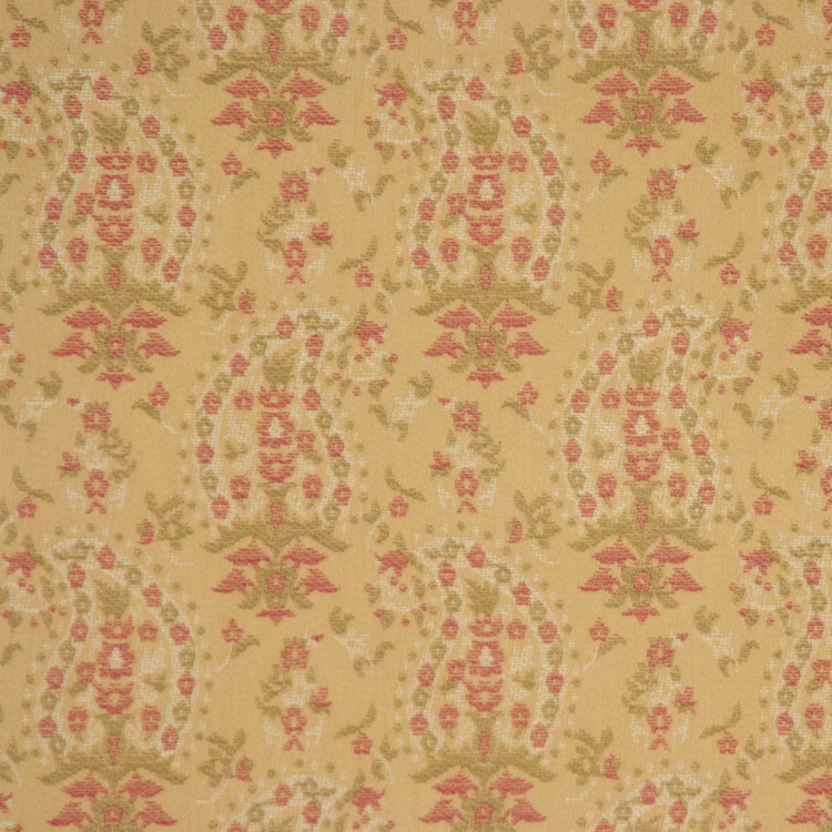Tissu motif cachemire Allure, Chameau