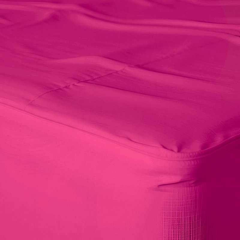 Paul's Microfibre Super Soft Brushed Deep Fitted Bed Sheet, Single (3'), Pink