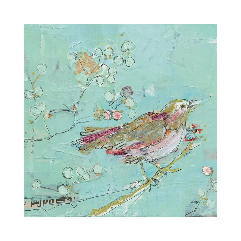 Birds Of A Feather II by Kellie Day - Wrapped Canvas Gallery-Wrapped Canvas Giclée, 66.04 cm H x 66.04 cm W