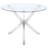 Isolde Chrome 41-inch Dining Table