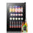 Yeego 85-Can 2.18 Cu. Ft. Beverage Refrigerator With Digital Temperature Control And Double Tempered Glass Door