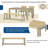 Farmhouse Modern Solid Wood Rattan Bench-634086198