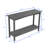 Outdoor 48'' Patio HDPE Adirondack 2-Tier Shelf Console Table, Rectangular Table Side Table, All-Weather Resistance-1156715852