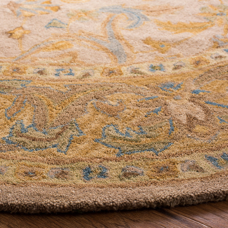 Tapis oriental en laine touffeté à la main Tingley, Rectangle 3 pi x 5 pi