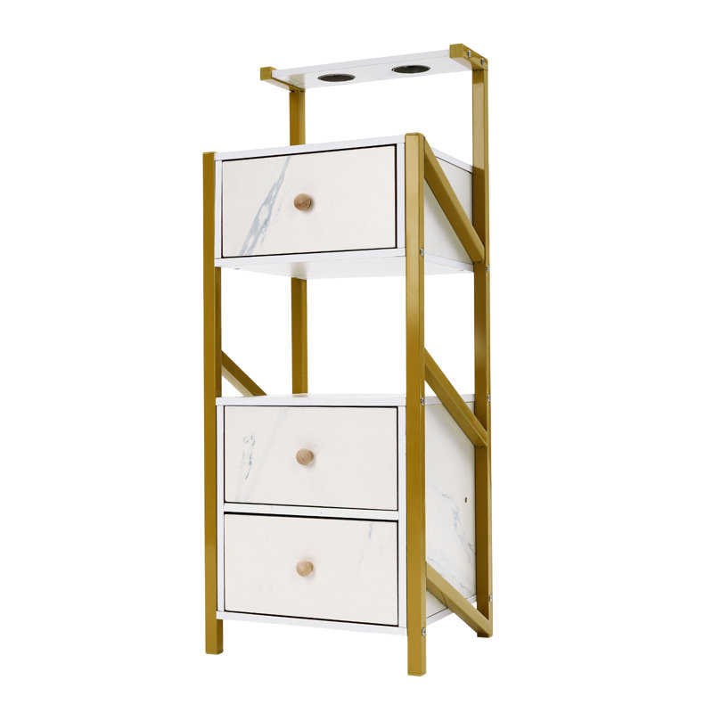 Armoire de barbier avec 3 tiroirs Noelene