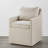 Hidar Upholstered Dining Armchair with Casters-1760525293