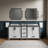 Double Bath Vanity with Quartz Top
