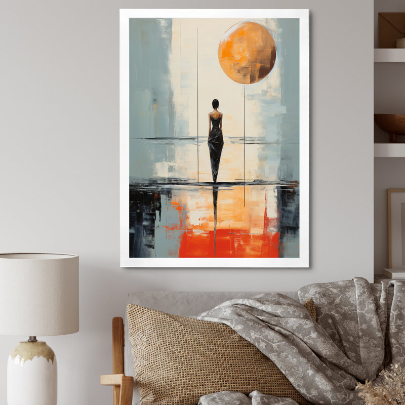 Minimalisme yoga, équilibre intérieur II, Blanc, H 44 po x l 34 po x P 1,5 po