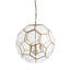 Amwell 3 - Light Antique Brass Sphere Pendant