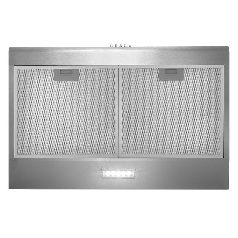 Cosmo 30 in. Delta Collection Ducted Under Cabinet Range Hood, Button Controls, Reusable Filters, LED Lights, Stainless Steel