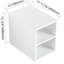 Meuble-lavabo 60 po, lavabo et portes à fermeture douce, armoire 24 po 12 po, lavabo en résine, poignée en métal fiable, couleur noyer