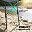 Table de camping pliable avec 2 hauteurs réglables