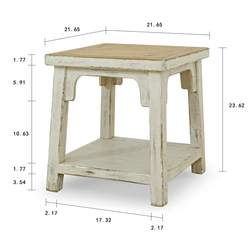 Hetherton Solid Wood End Table