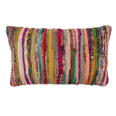 Striped Lumbar Pillow