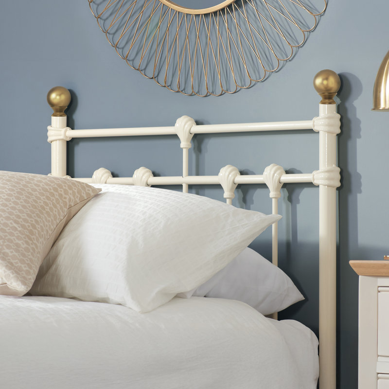 Borough Wharf Bed Frame, Single (3'), Cream