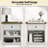 1 - Drawer Tray Monrovia With Storage and Built-In Outlets Sets-103077550