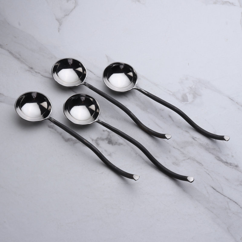 Shirleyan Inox Artisans Twig Sugar Spoon 4 Pc. Set