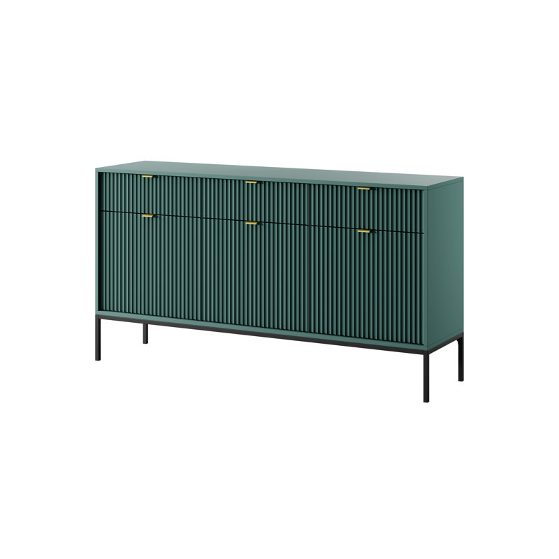 Iriyana 154cm Sideboard, Labrador Green/Black/Golden