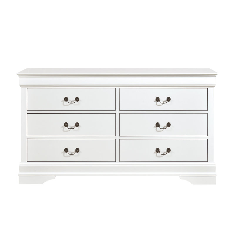 Traditional Design Dresser 1Pc Louis Phillipe Style Classic Bedroom Furniture, White