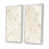 Toile avec cadre blanc