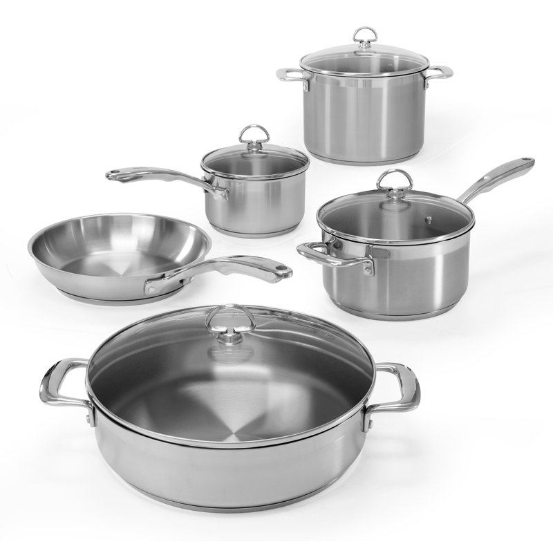 9 - Piece Stainless Steel Cookware Set