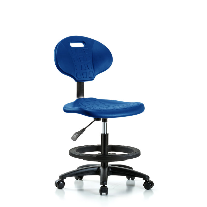 Chaise de travail Kealii, Roulettes, Sans accoudoirs