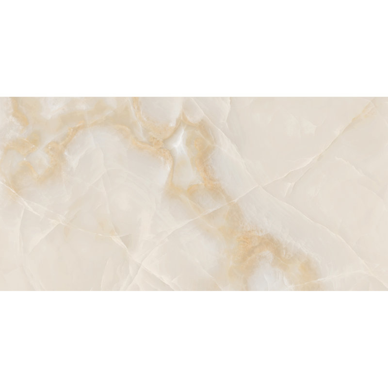 Carreau de porcelaine de plancher et de mur en marbre poli 24 po x 48 po American Onyx (2 pièces, 16 pieds carrés / caisse)