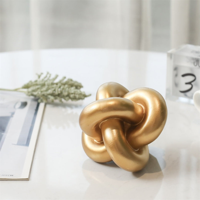 Jamorie Abstract Figurines & Sculptures, Gold