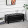 Faux Leather Upholstered Storage Bench