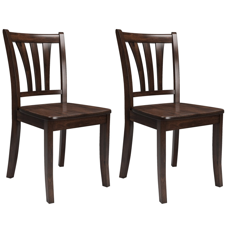 Pico 17.75'' H Solid Wood Side Chair, Cappuccino