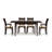 Sarah 4 - Person Solid Wood Top Four Leg Dining Set-16848869-37101027-39921217