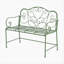 Banc de jardin extérieur - vert