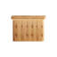 Bureau de réception rectangulaire en bois manufacturé rustique-129048444