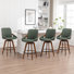 Modern Upholstered Swivel Counter & Bar Stools