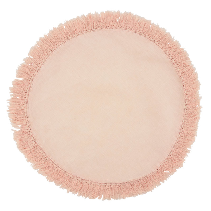 Ensemble de napperons 4 pièces, Rose