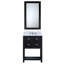 Ensemble de meuble-lavabo simple 24 "avec miroir Parmer-655973947