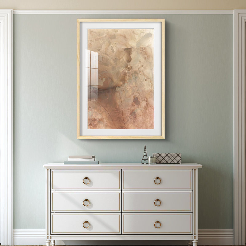 Marble Ground II - Impression encadrée, Naturel, H 28,5 po x l 20,5 po
