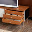 Meuble télé avec rangement en bois massif
