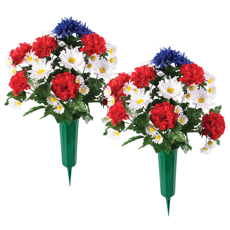 Ensemble de 2 pièces OakRidge Patriotic Bouquet