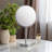 Circular Free Standing Magnifying Make Up Mirror-93468253