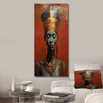 African Tribal Woman Portrait Essence II - African Tribal Wall Art