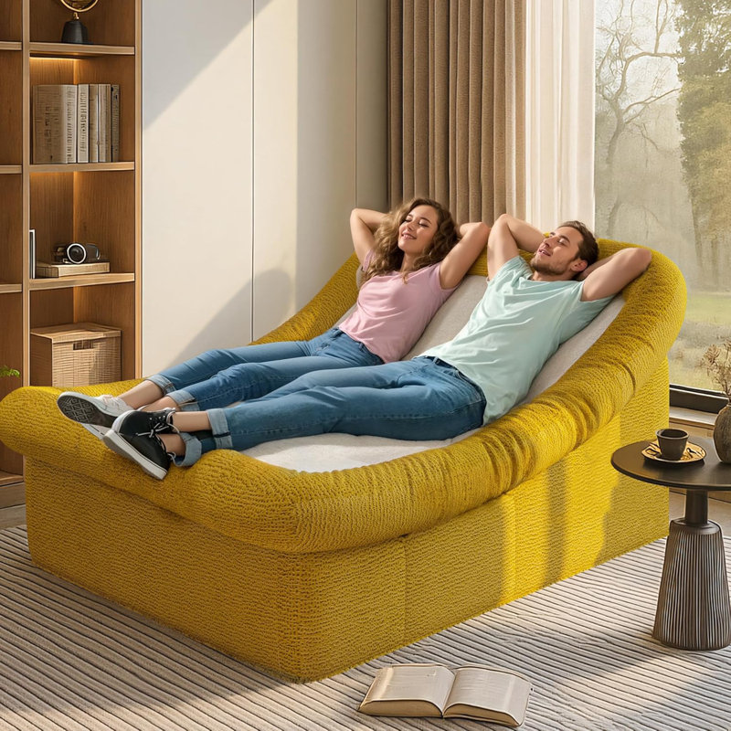2 Seater Bean Bag Chaise Lounge