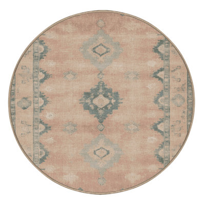 Machine Washable Overdyed Beige Area Rug