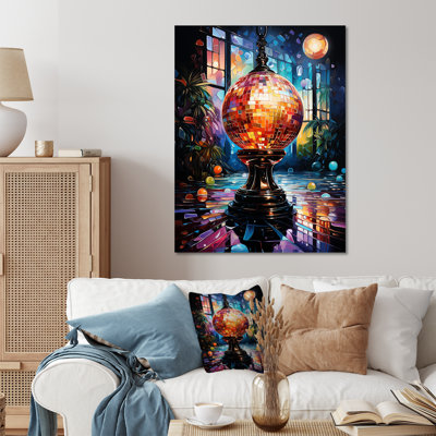 Disco Ball Dreams 1 - Jukeboxes Metal Wall Art
