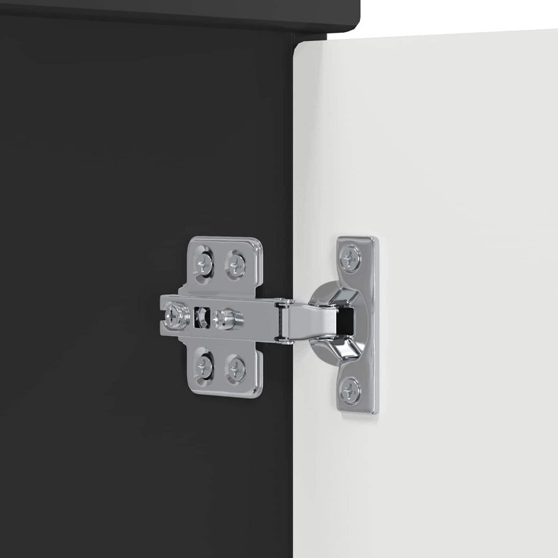 78.5cm Bathroom Vanity Base Only, Black Oak
