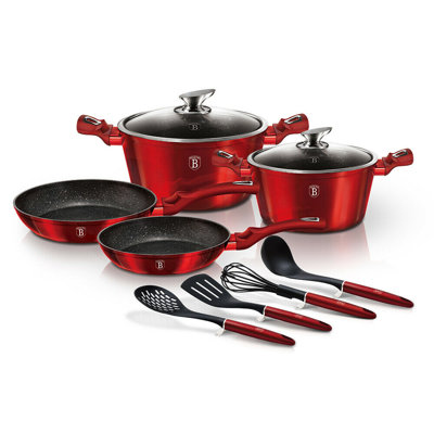 Berlinger Haus 10 Piece Aluminum Non Stick Cookware Set