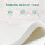 Novilla 25cm Ortho Memory Foam Pocket Sprung Mattress-94274364