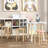 Set Of 4 Bentwood Stackable Stools Dining Stools With Round Tops