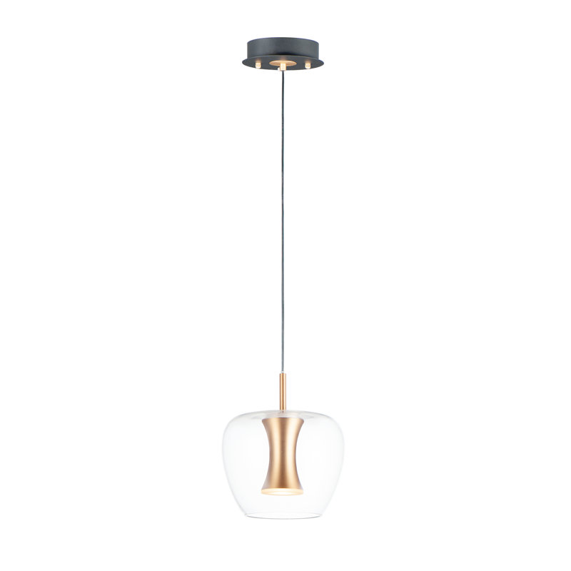 Luminaire suspendu sphère 1 lumière DEL 1 lumière
