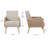 Arelious 24.41" W Linen Armchair Upholstered-957636892